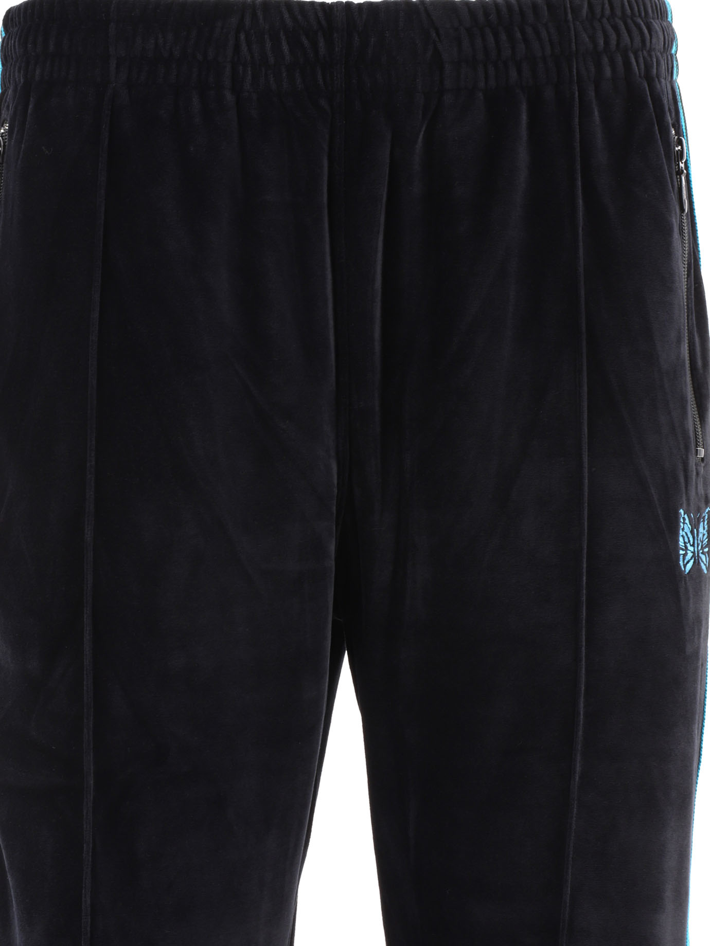 NEEDLES Black   Velvet track trousers